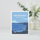 Carte Postale Illustration de l'île Royale (Debout devant)