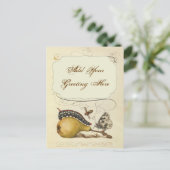 Carte Postale Illustration de l'insecte du fruit du papillon (Debout devant)