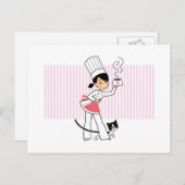 Carte Postale Illustration de Little Chef sur (Devant / Derrière)