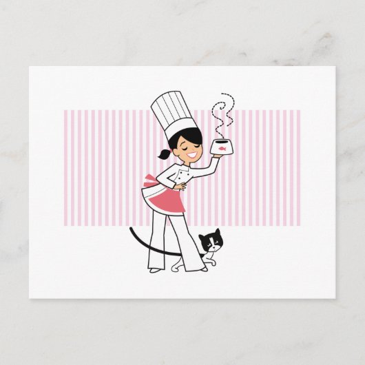 Carte Postale Illustration de Little Chef sur (Devant)