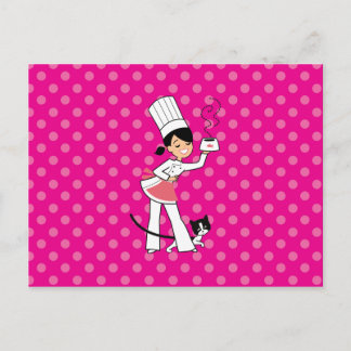 Carte Postale Illustration de Little Chef sur