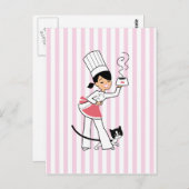 Carte Postale Illustration de Little Chef sur (Devant / Derrière)