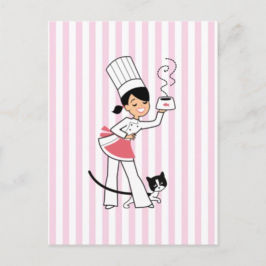 Carte Postale Illustration de Little Chef sur (Devant)