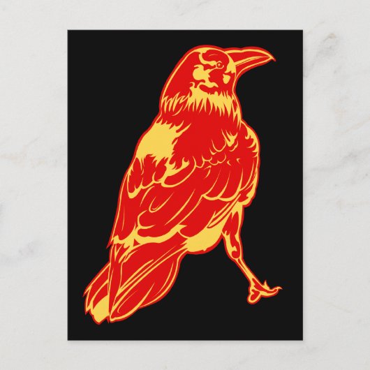 Carte Postale Illustration de Lone Crow (Devant)