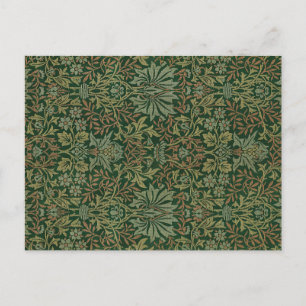 Carte Postale Illustration de l'ornement Vintage du jardin de fl