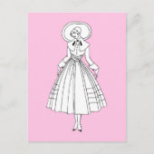 Carte Postale Illustration de mode de Georges Barbier des années (Devant)