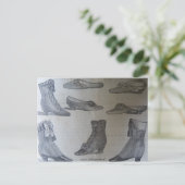 Carte postale, illustration de mode du 19e siècle  (Debout devant)