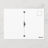 Carte Postale Illustration de mode rétro du soir les années 50 v (Dos)