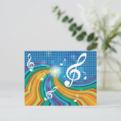 Carte postale Illustration de musique (Debout devant)