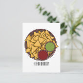Carte Postale Illustration de Nachos (Debout devant)