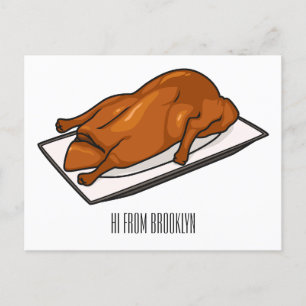 Carte Postale Illustration de Peking duck
