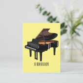 Carte Postale Illustration de piano (Debout devant)