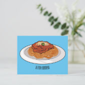 Carte Postale Illustration de Spaghetti (Debout devant)