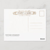 Carte Postale Illustration de squelette en train de creuser (Dos)