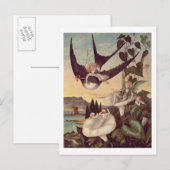 Carte Postale Illustration de 'Thumbkinetta', par Hans Christian (Devant / Derrière)