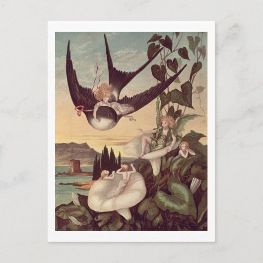 Carte Postale Illustration de 'Thumbkinetta', par Hans Christian (Devant)