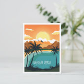 Carte Postale Illustration de voyage dans le parc national des S (Debout devant)