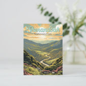 Carte Postale Illustration de voyage rétro du parc national de S (Debout devant)