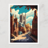 Carte Postale Illustration de voyage vintage Richmond England (Devant)