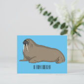 Carte Postale Illustration de Walrus (Debout devant)