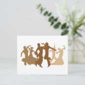 Carte Postale Illustration des danseurs de flamenco (Debout devant)