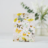 Carte Postale Illustration des papillons (Debout devant)