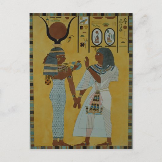 Carte Postale Illustration des tombeaux de la vallée (Devant)