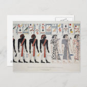 Carte Postale Illustration des tombes des rois à (Devant / Derrière)