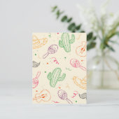 Carte Postale Illustration Dessinée À La Main De La Journée Cinc (Debout devant)