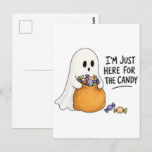 Illustration d'Halloween Fantôme juste ici pour le