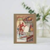 Carte Postale Illustration d'Halloween vintage (Debout devant)