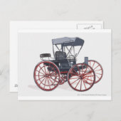 Carte Postale Illustration du calèche sans cheval (Devant / Derrière)