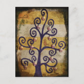 Carte Postale Illustration du concepteur d'objets d'art d'un arb (Devant)