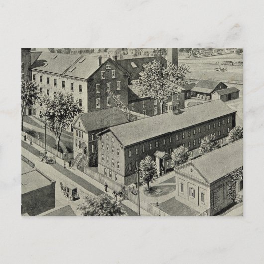 Carte Postale Illustration du Connecticut de Plainville (Devant)