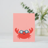 Carte Postale Illustration du crabe de Specky (Debout devant)
