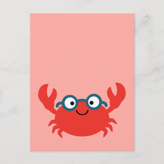 Carte Postale Illustration du crabe de Specky (Devant)