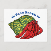 Illustration du crabe mignon