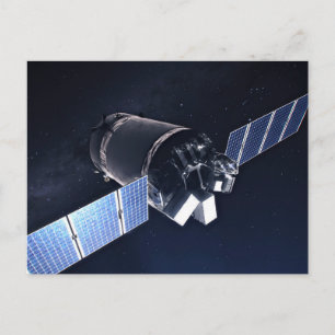 Carte Postale Illustration Du Dragon Xl Spacecraft.