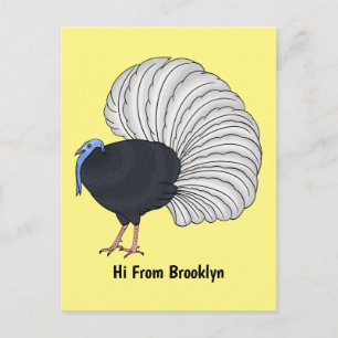 Carte Postale Illustration du faisan de Bulwer