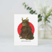 Carte Postale Illustration du guerrier blindée (Debout devant)