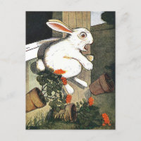 Illustration du livre pour enfants de lapin vintag