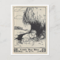 Illustration du livre vintage Petit garçon bleu