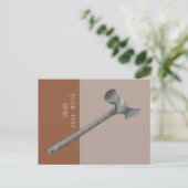 Carte Postale Illustration du marteau de café (Debout devant)