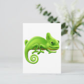Carte Postale Illustration du mignon Chameleon (Debout devant)