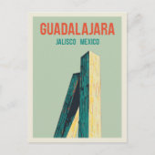 Carte Postale illustration du monument de Guadalajara, Jalisco M (Devant)