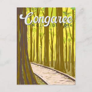 Carte Postale Illustration du parc national du Congaree Voyage V