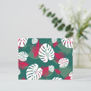 Carte Postale Illustration du Plante tropical