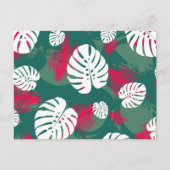 Carte Postale Illustration du Plante tropical (Devant)