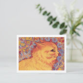 Carte Postale Illustration du profil de chat Louis Wain (Debout devant)