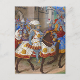 Carte Postale Illustration du roi Louis XII Le Voyage de Gênes